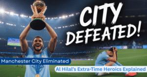 Manchester City Eliminated