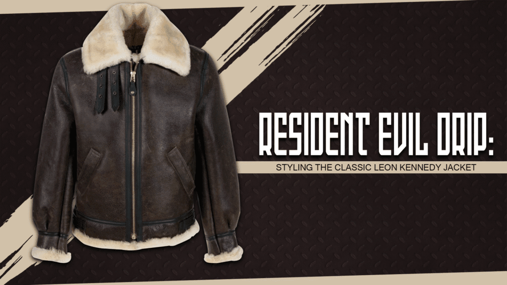Resident Evil Drip Styling the Classic Leon Kennedy Jacket