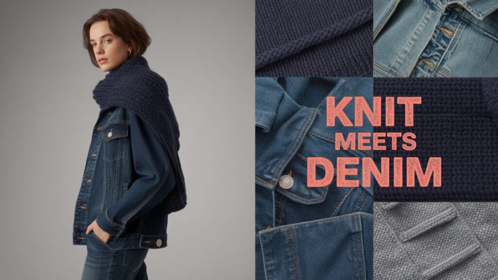 Mixing Textures Jackets, Denim, and Knits That Work Together