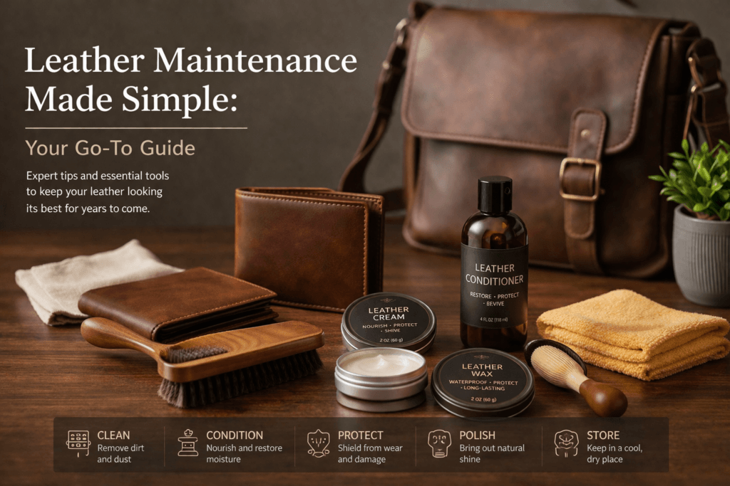 Leather Maintenance Made Simple Your Go-To Guide